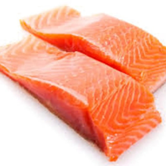 Salmón Porción sin piel 180 a 250 gramos.